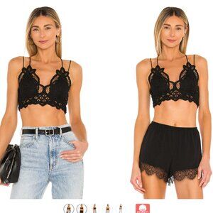 Free People Adella Bralette - Navy Blue - Medium